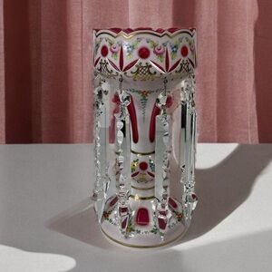 Bohemian Czech Mantle Luster 10.5”